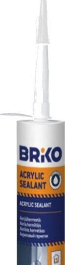 Briko Acry Seal Akrylfugemasse Hvit 300ml