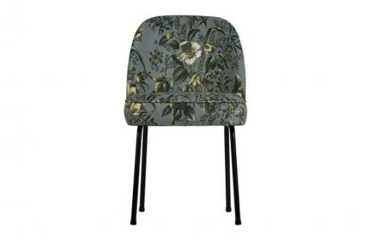 BePureHome Vogue Spisestol Fløyel Poppy Grey 2 stk