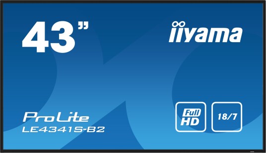 Iiyama ProLite 43" Full HD LCD Skjerm med IPS Panel og Intelligent Skilting Iiyama ProLite 43" Full HD LCD Skjerm med IPS Panel og Intelligent Skilting