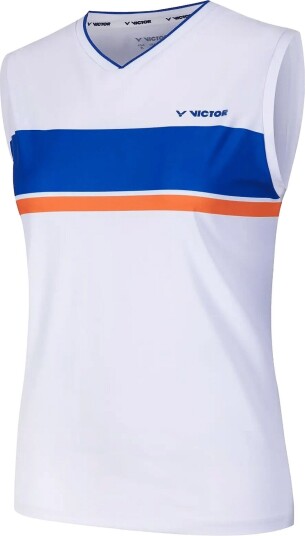 Victor T 2604Cls Sleeveless Tee W   BRIGHT WHITE (A)   L