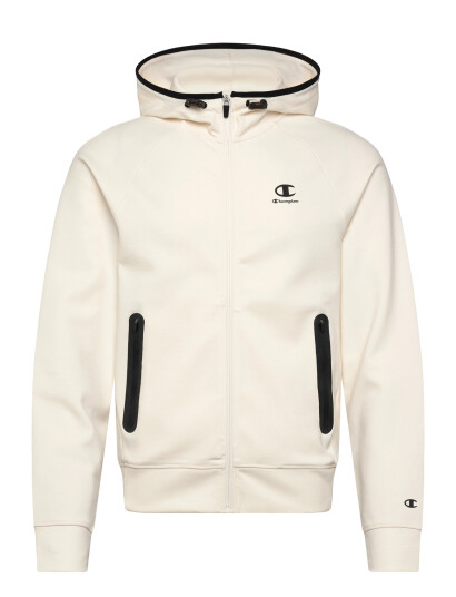 Champion Hooded Full Zip Sweatshirt Cream XXL