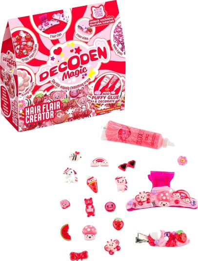 Maki Decoden Magic Classic Hair Flair Creator Red One Size Maki Decoden Magic Classic Hair Flair Creator Red One Size