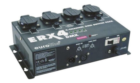 Eurolite Erx 4 Dmx Dmx Switchpack 4 Kanals Eurolite Erx 4 Dmx Dmx Switchpack 4 Kanals