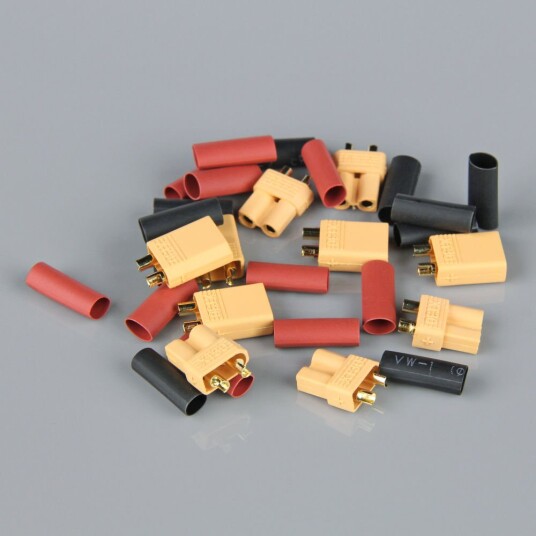 Radient 010017 XT30 PAIRS INCLUDING HEAT SHRINK 5PCS Radient 010017 XT30 PAIRS INCLUDING HEAT SHRINK 5PCS