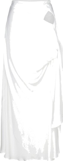 Bardot Solene Cut Out Maxi Skirt   White   XXL
