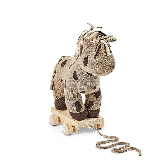 Smallstuff Pull Along Horse, nature/ brown Smallstuff Pull Along Horse, nature/ brown