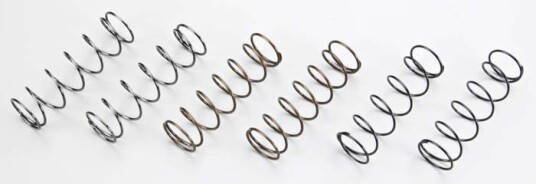 Associated 89295 Fr Spring Set 16mm Bronze/Silver/Black RC86