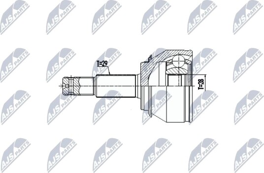Nty Drivknute drivaksel NTY NPZ NS 098