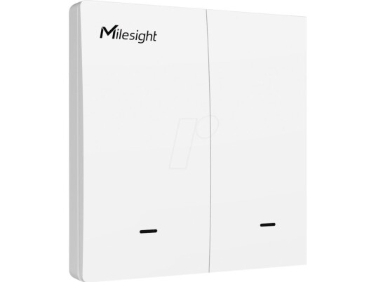 Milesight Iot Wall Switch Ws502-868M-3W-W11-Eu Lorawan / 3-Wire / 2 Button (Ws502-868M-3W-W11-Eu)