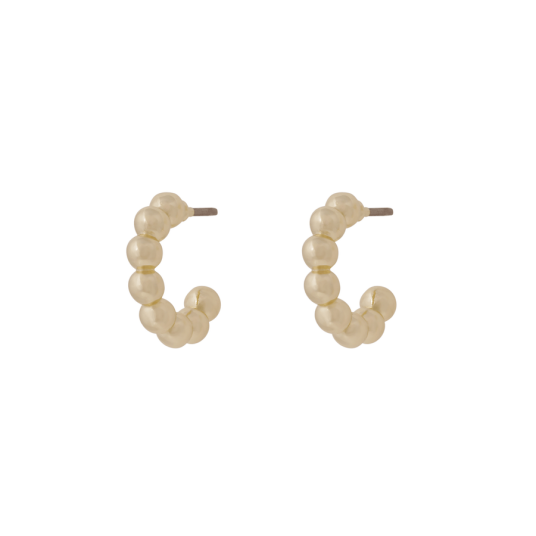 Snö Of Sweden Bennet Small Oval Ear Plain Gold Onesize