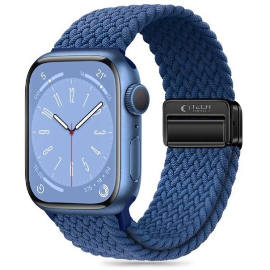 Tech Protect Nylonmag Reim for Apple Watch 42/44/45/49mm Blå