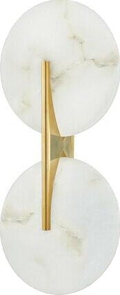 Hudson Valley Lighting Asteria vegglampe vintage messing 418 21 VB CE
