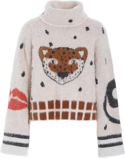 Hunkøn Kitti Knit Blouse Beige S Hunkøn Kitti Knit Blouse Beige S
