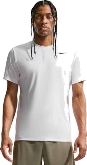 Nike Dri FIT Training Tee Studio Flex Herre White/Black M