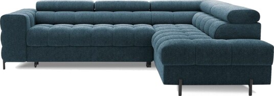 Hjørnesofa Eltap Ferucce 276x200x93 cm Amore 40 Mørk Blå Høyre