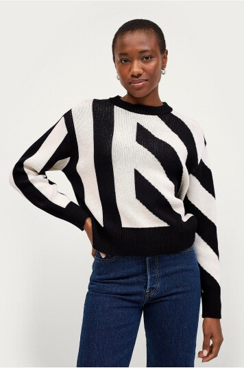 Soaked in Luxury - Genser slCabba Pullover LS - Svart