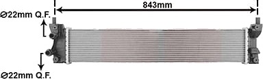 VAN WEZEL 58012708 Radiator, motorkjøling