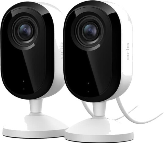Arlo Essential HD Innendørs Overvåkningskamera 2-pakning - Trådløs med Farge Arlo Essential HD Innendørs Overvåkningskamera 2-pakning - Trådløs med Farge