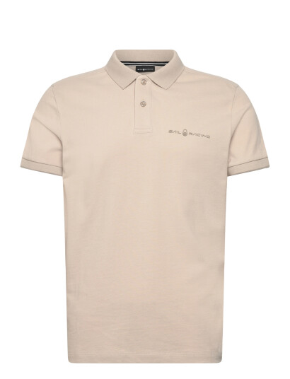 Sail Racing Bowman Logo Polo Cream L Sail Racing Bowman Logo Polo Cream L