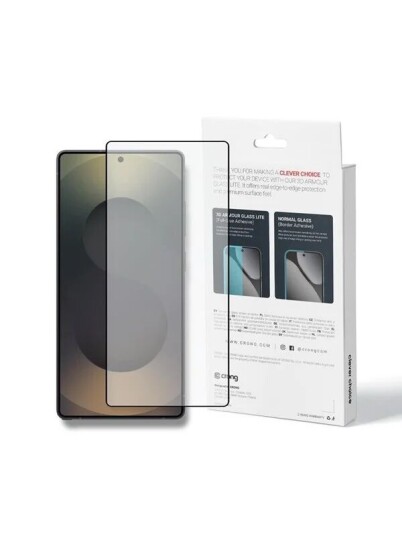 CRONG 3D Armour Glass Lite Full Glue Tempered Glass for Samsung Galaxy S25 Ultra