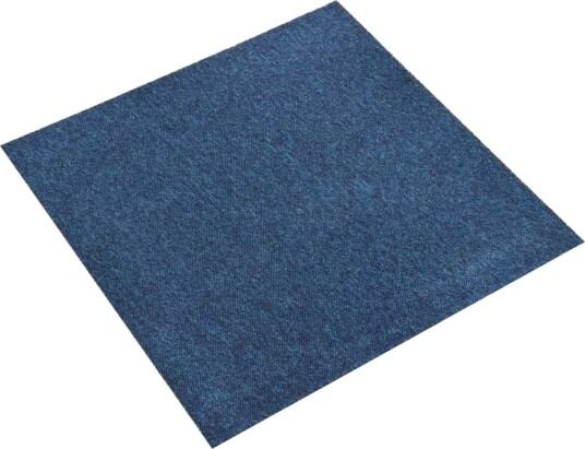 Teppe 20 pcs Mørkeblå 50 x 50 cm 100% Polypropylen