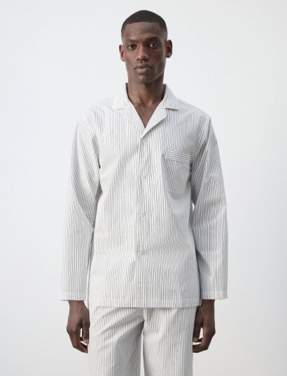 Mango Striped Pyjama Pack Grey XL