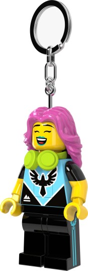 Lego LED nøkkelring med e sport gamerjente 5009413 Lego LED nøkkelring med e sport gamerjente 5009413