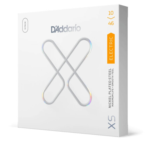 D"Addario XSE1046-3P XS Coated (010-046), 3-pack