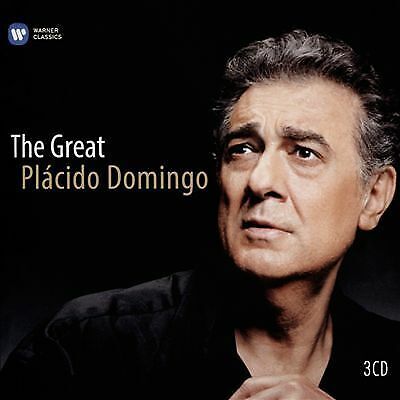 MediaTronixs Placido Domingo : The Great Placido Domingo CD 3 discs (2015) Pre-Owned