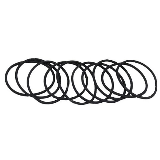 By Lyko Hair Ties 10 pcs Black By Lyko Hair Ties 10 pcs Black