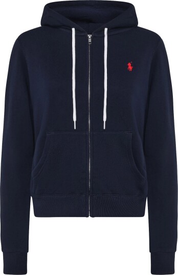 Polo Ralph Lauren Lightweight Fleece Full Zip Hoodie CRUISE NAVY S