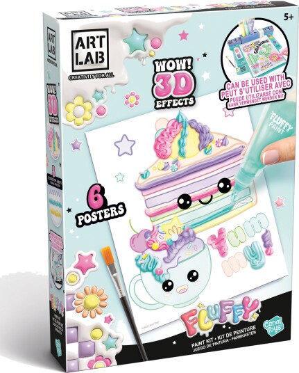 AMO Art Lab Fluffy Paint Kit Multi/patterned AMO Art Lab Fluffy Paint Kit Multi/patterned