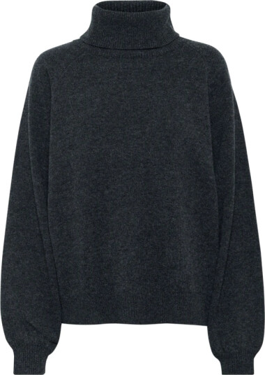 Gestuz Manzigz Wool Rollneck Noos - Grey - S