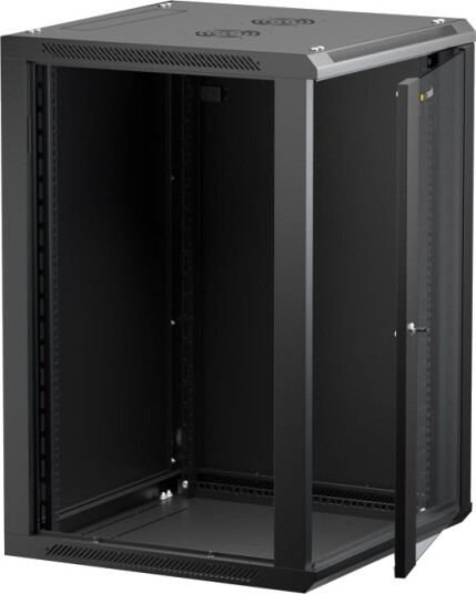 Netrack Vegghengt Skap 19" 18U (019-180-66-022)