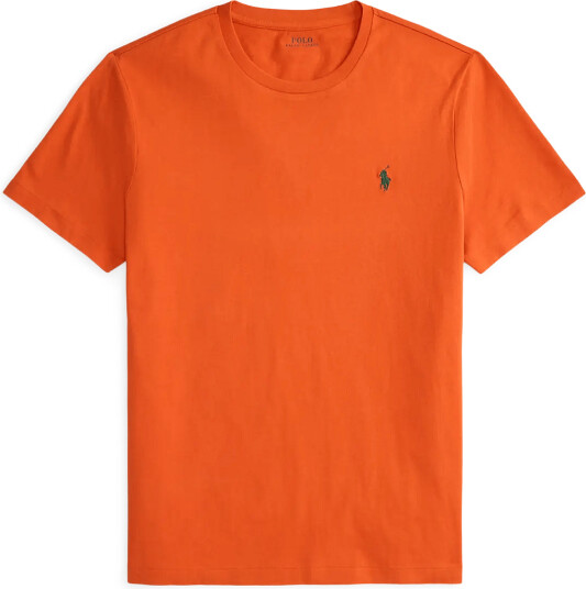 Polo Ralph Lauren Custom Slim Fit Jersey Crewneck T Shirt Orange M