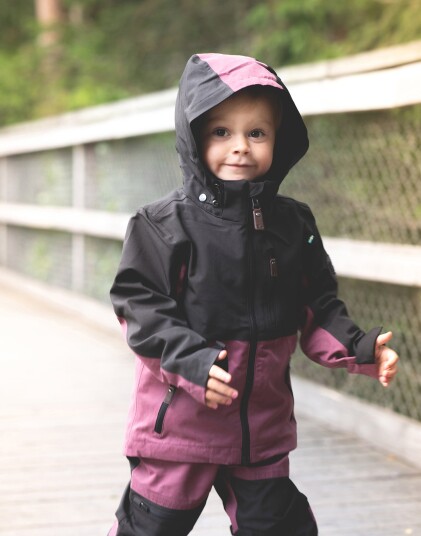 Lindberg Kid's Explorer Jacket 160, Dry Rose
