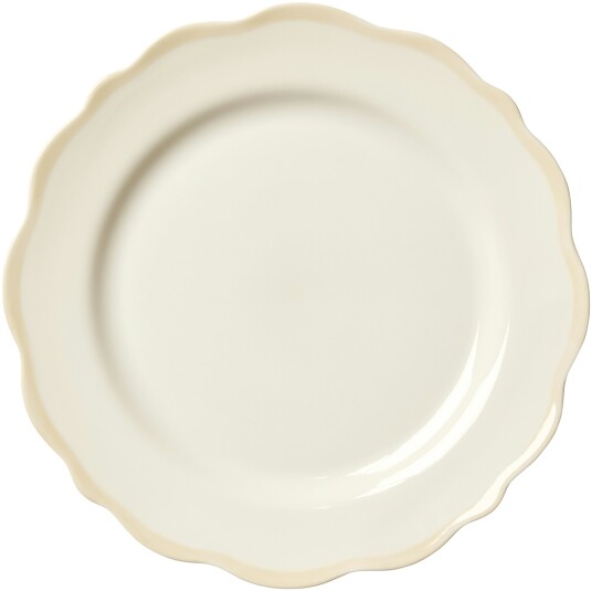 Decotique Fleur Sidetallerken 21 cm Sand Decotique Fleur Sidetallerken 21 cm Sand