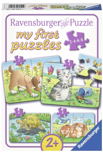 Ravensburger Cute Pets 2/4/6/8p Ravensburger Cute Pets 2/4/6/8p