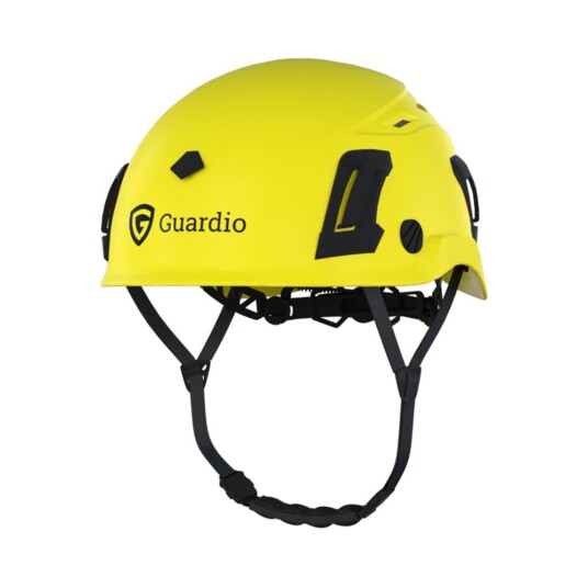 Guardio Armet Fluorescerende sikkerhetshjelm flammende gul 1 stk SBG-1001673 size 53-63 cm Blazing Yellow 53-63 cm Guardio Armet Fluorescerende sikkerhetshjelm flammende gul 1 stk SBG-1001673 size 53-63 cm Blazing Yellow 53-63 cm