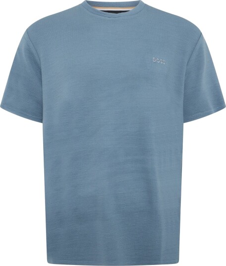 BOSS Rib T Shirt Blue XXL