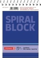 Notesblok, Brunnen Spiral A7, Linjeret