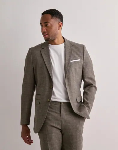 Selected Men Slhslim Oasis Linen Blz Noos Blazere Brun