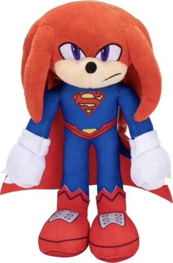 Dc X Sonic The Hedgehog Kosedyr 23 cm Knuckles Som Supermann Dc X Sonic The Hedgehog Kosedyr 23 cm Knuckles Som Supermann