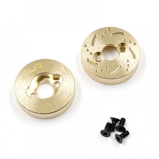 Yeah Racing TR4M-004GD BRASS REAR AXLE WEIGHTS 13G EACH FITS TRX