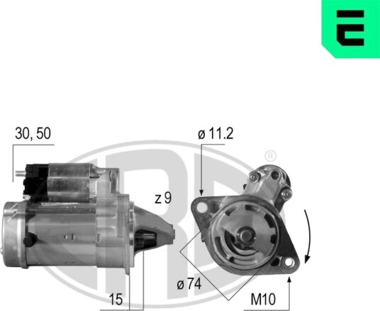 ERA 220542A Starter ERA 220542A Starter