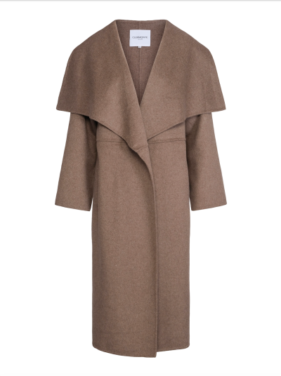 Clermonte Nova Wool Coat Brown Clermonte Nova Wool Coat Brown