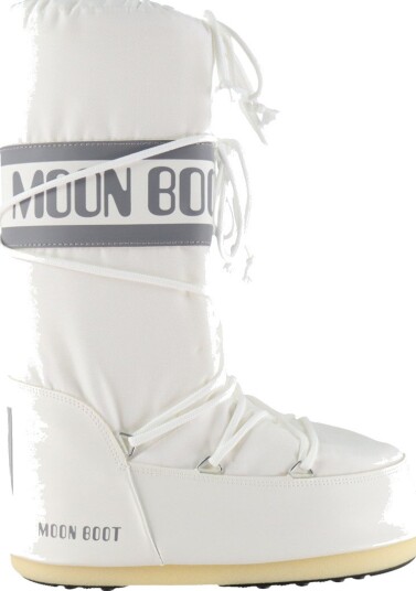Moon Boot Kids" Icon Nylon White 31/34 Moon Boot Kids" Icon Nylon White 31/34