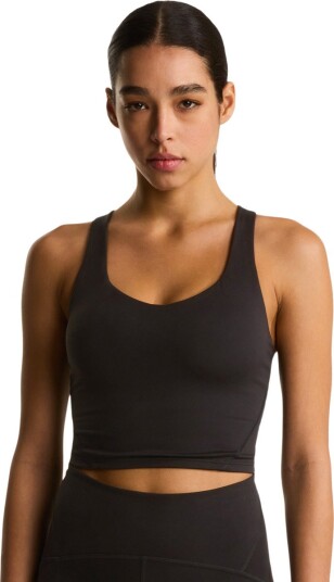 The North Face W Jaida Long Line Bra   Black   L