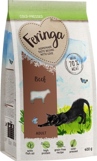 Feringa Tørrfôr Adult Kaldpresset Okse 400 G