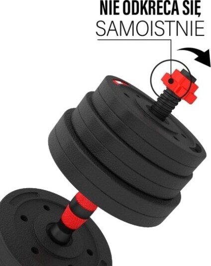 Hms Dumbbell Kompositt Vektstang 30 Kg Sgp30